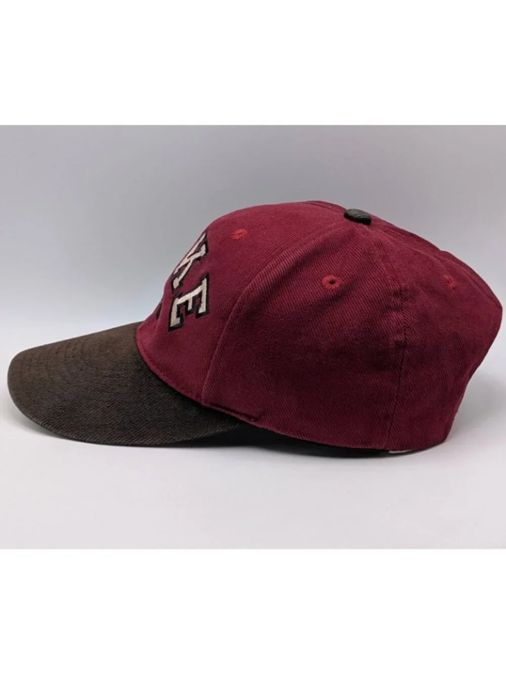 Vintage Nike Hat Cap Snapback Youth Burgundy Center Swoosh 90s Y2K Retro Kids - Picture 3 of 5